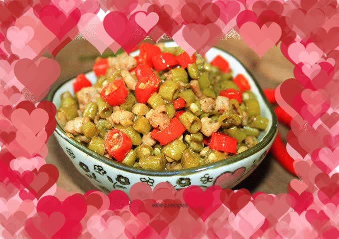 Minced Pork and Pickled Beans