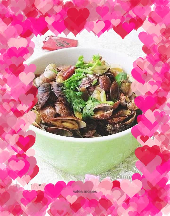 Stir-fried clams with Haitian sauce