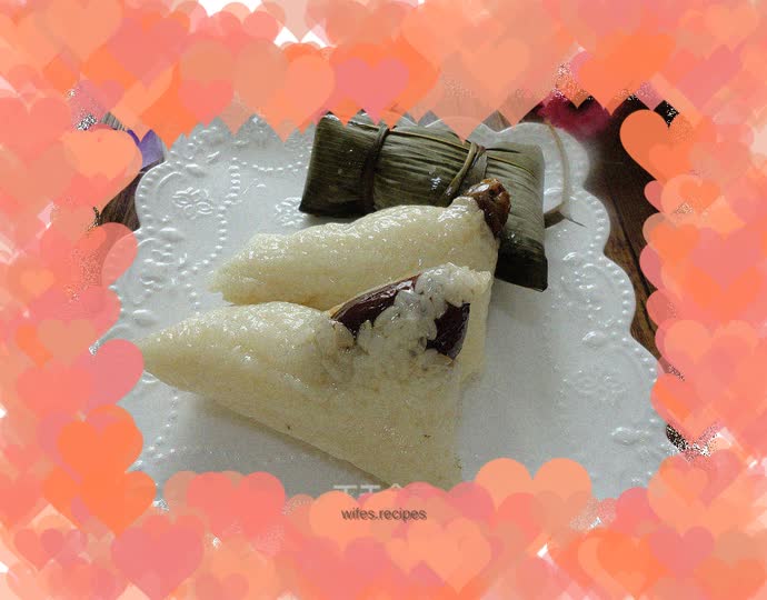 Red dates, candied dates and glutinous rice dumplings