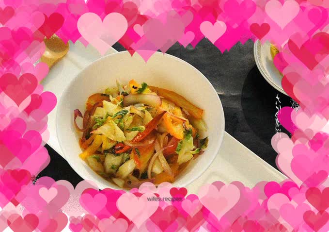 Stir-fried baby cabbage