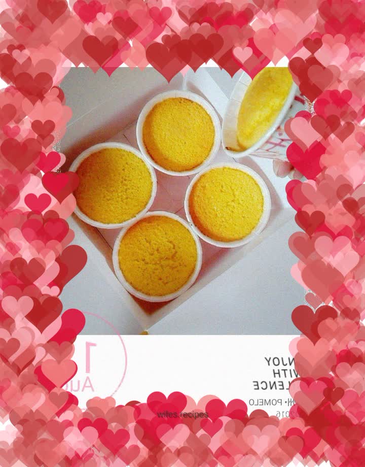 Water-free oil cupcakes