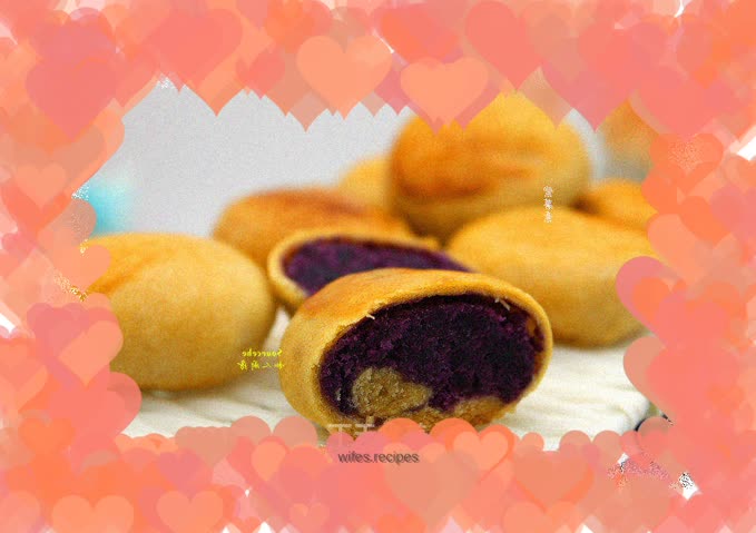 Purple sweet potato cake