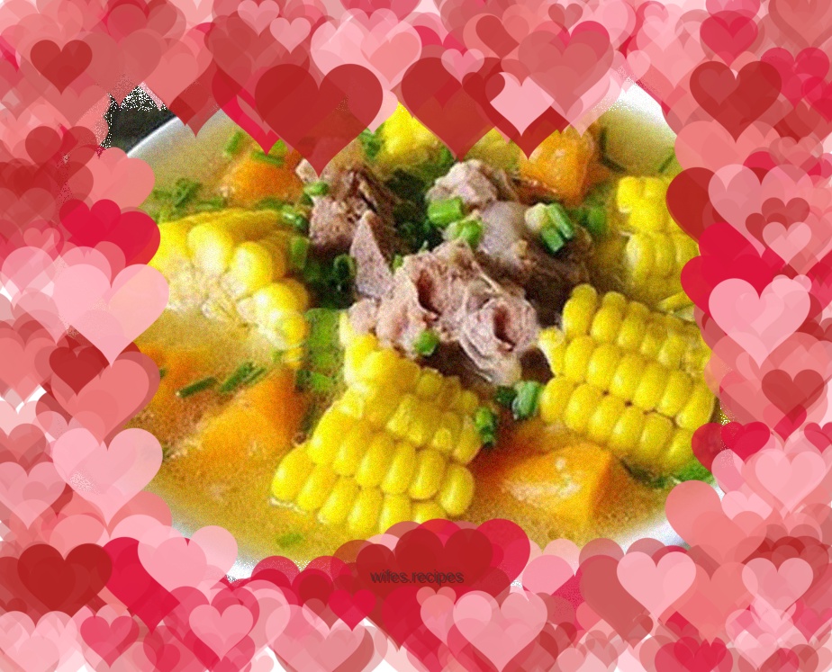 Corn ribs soup