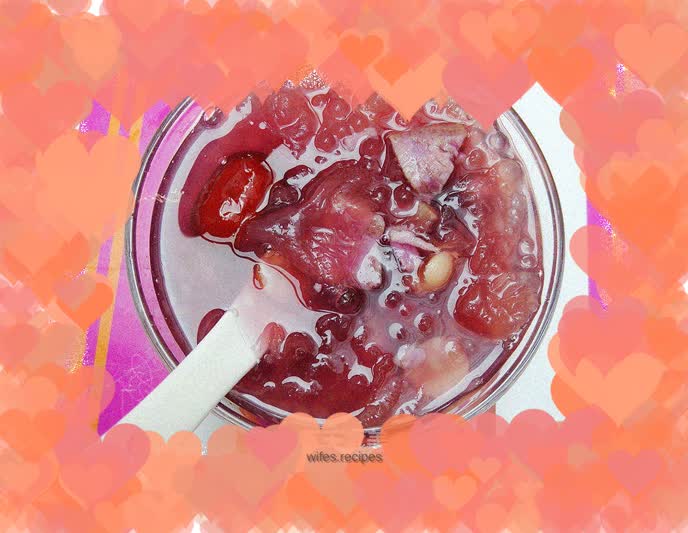 Purple Sweet Potato and Tremella Soup