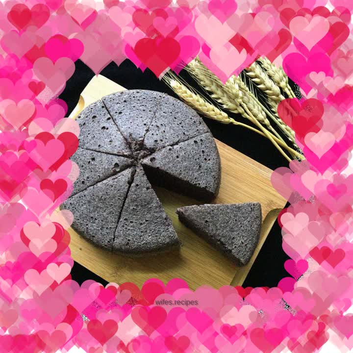 Millet and black rice cake