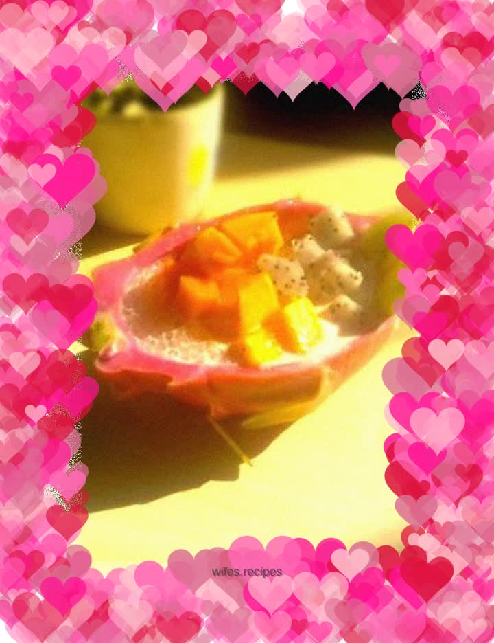 Delicious afternoon tea--papaya milk sago