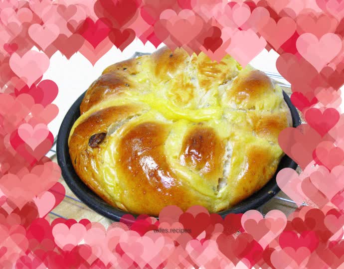 Custard Flower Bread