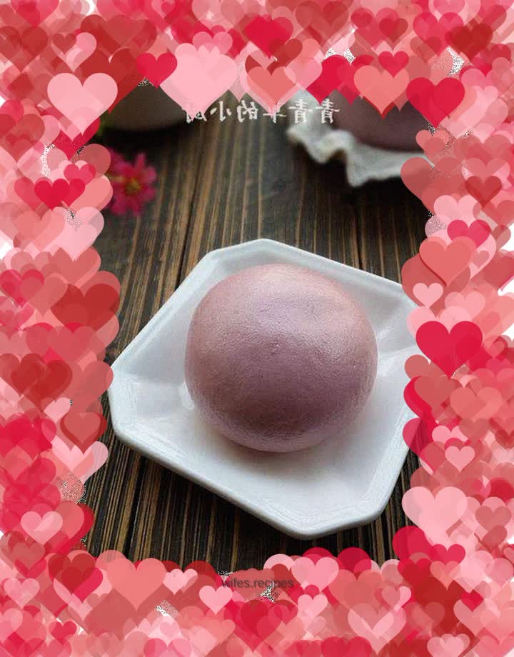 Milky Purple Sweet Potato Steamed Buns