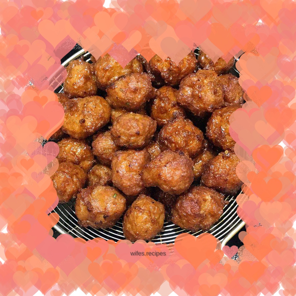 Fried meatballs