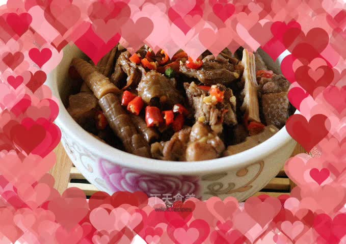 Roast Chicken with Bamboo Shoots