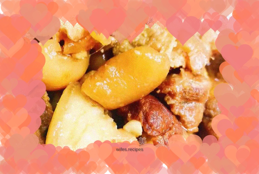 Braised pork trotters with rice wine