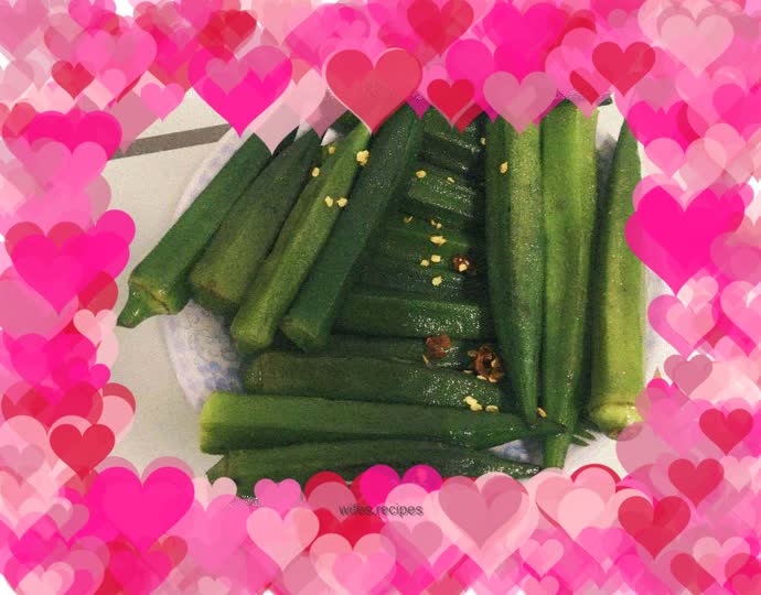 Pan-fried okra