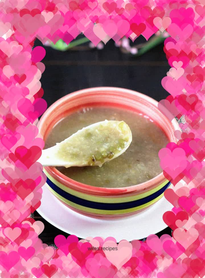 Soy milk machine version of mung bean porridge