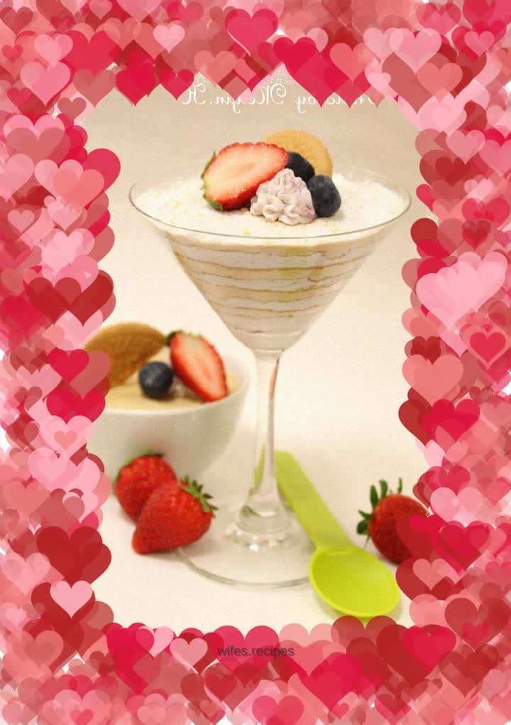 【Simple Dessert】Blueberry Wood Bran Pudding Cup