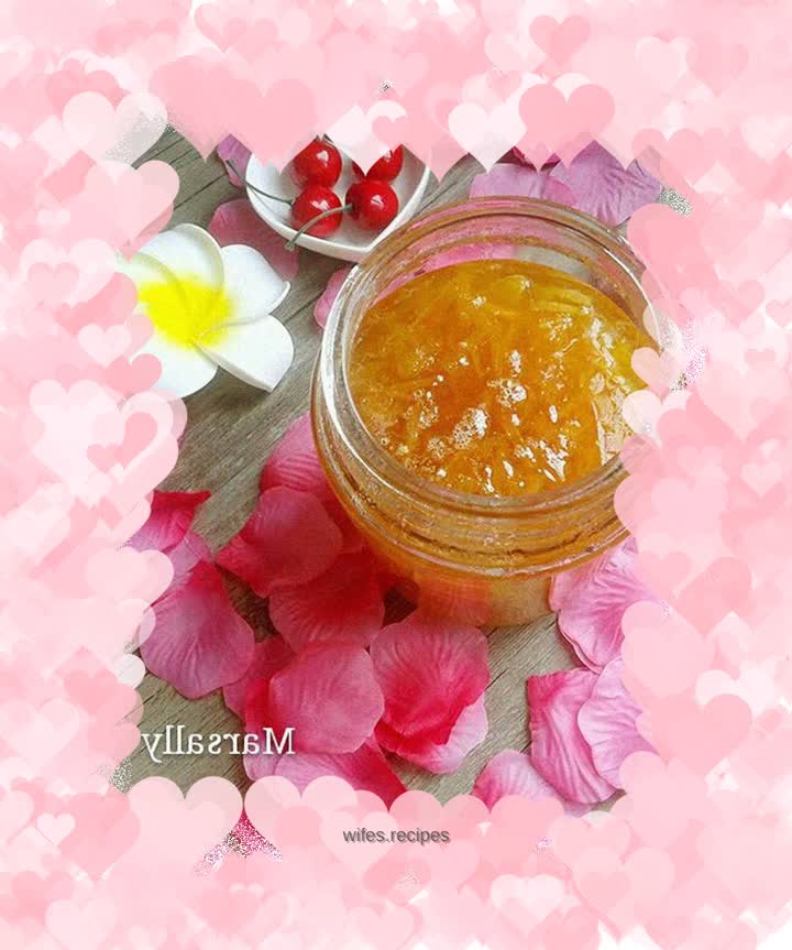 Homemade orange jam