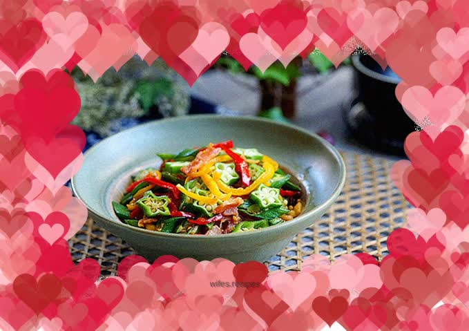 Fried Okra with Bacon