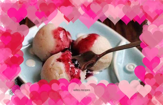 Yam ice cream