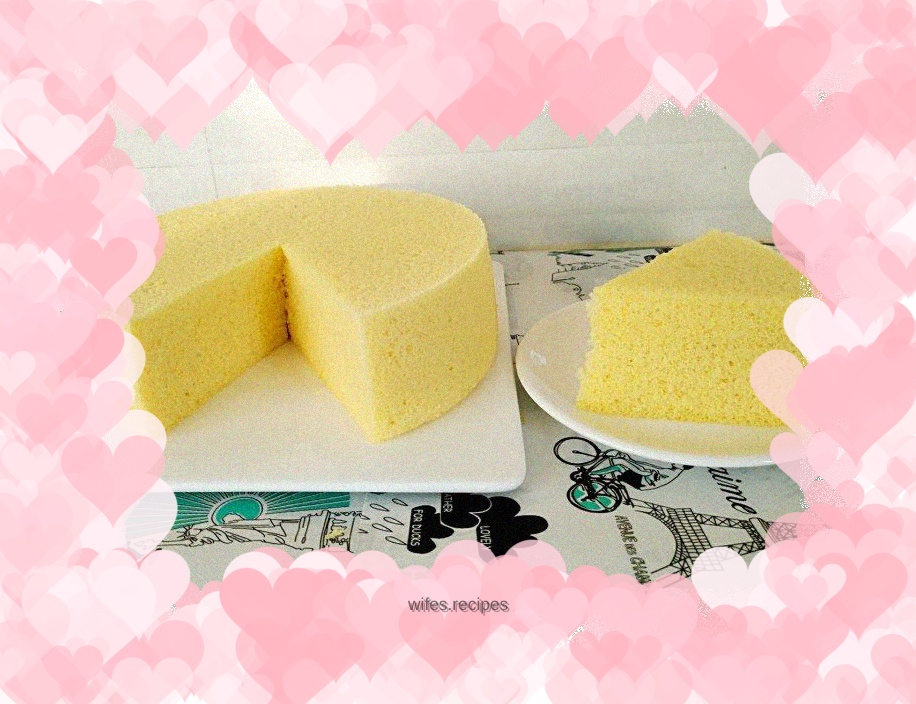 Steamed cornmeal cake