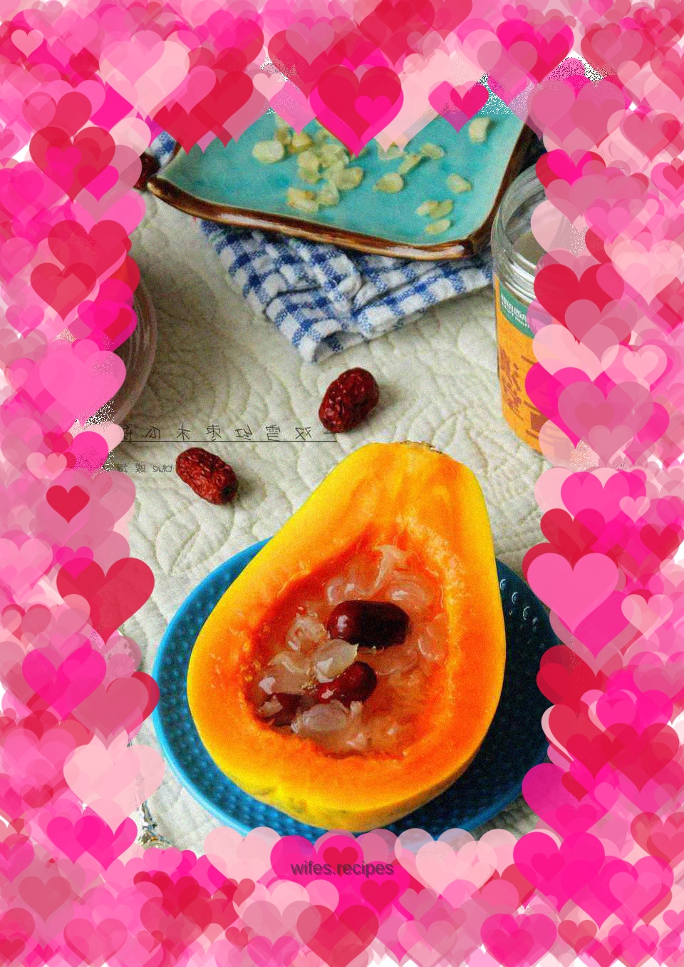 Four delicious desserts to drive away the autumn dryness: [Double Snow, Red Dates and Papaya Boat]