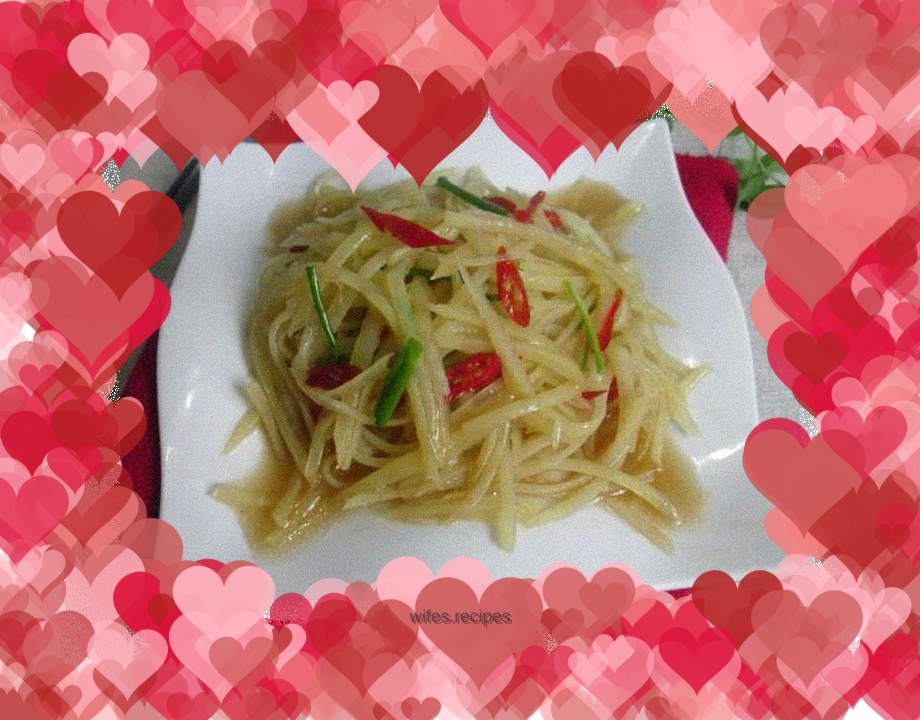 Hot and sour potato shreds