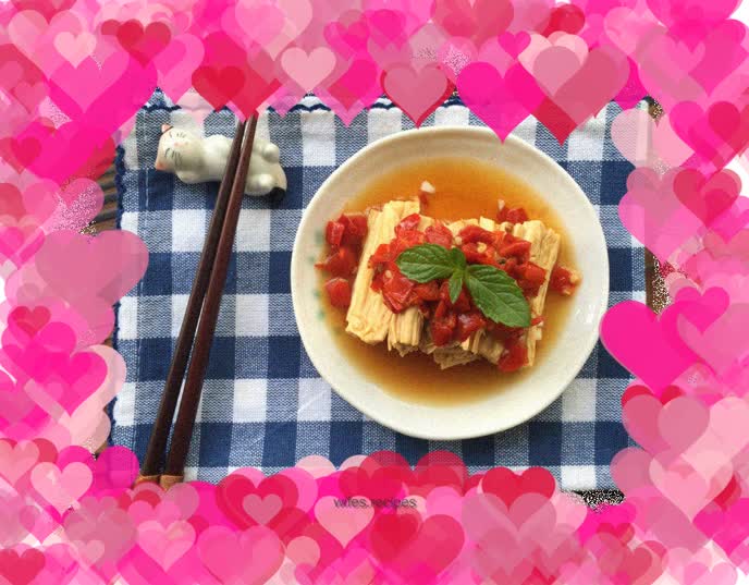 Chopped Pepper Bean Curd