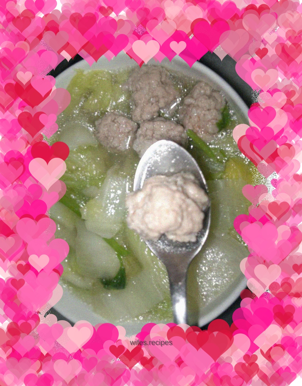 Cabbage and Meatball Soup