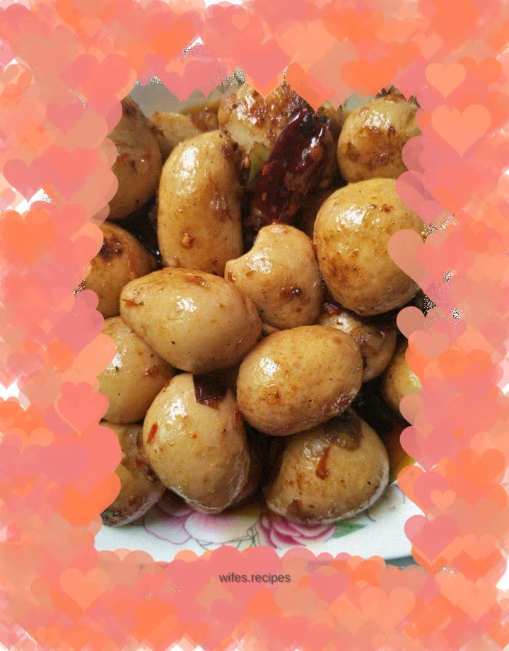 Braised taro