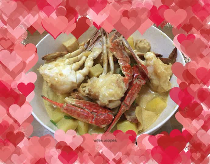 Coconut Curry Crab
