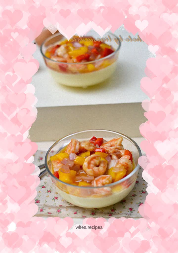 Steamed Egg with Shrimp