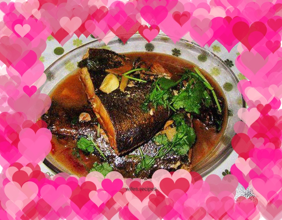 Braised opium fish with soy sauce