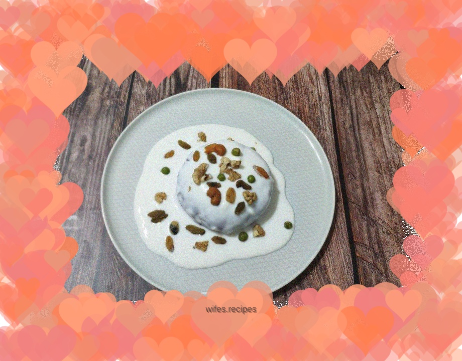 Nut yogurt mashed potatoes