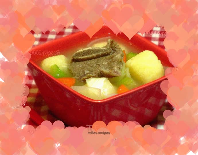 Beef Short Rib Stew with Potatoes and Carrots