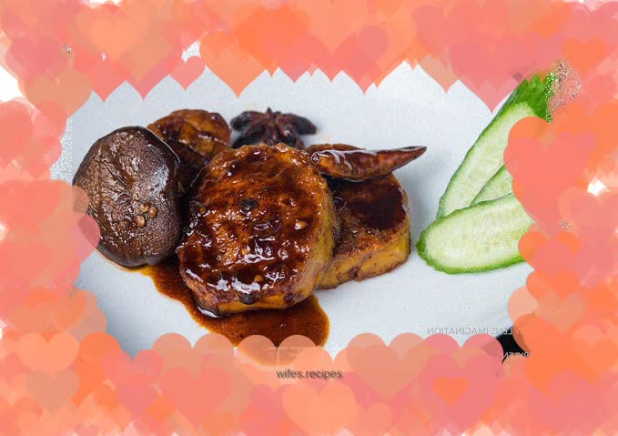 Braised vegetarian chicken with soy sauce