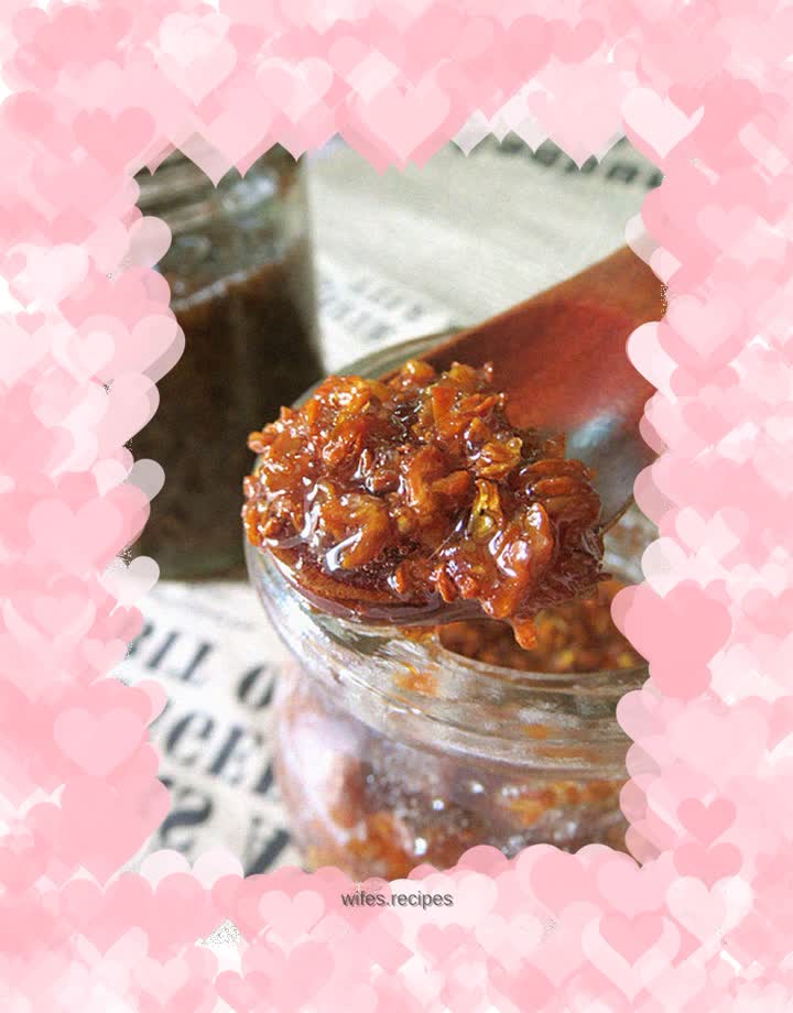 Homemade sugar osmanthus