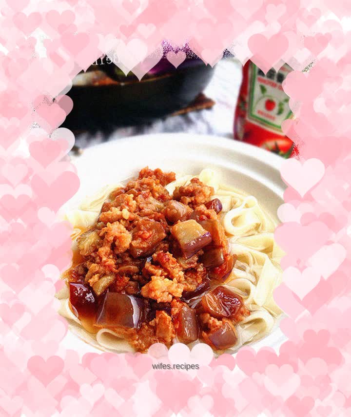 Eggplant Bolognese Noodles