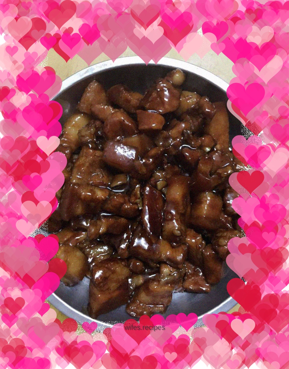 Braised pork belly