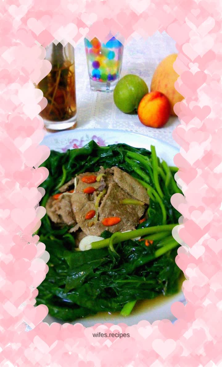 Healthy Pork Liver and Fungus