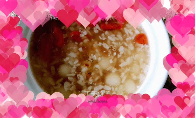 Rice dumplings and wolfberry porridge