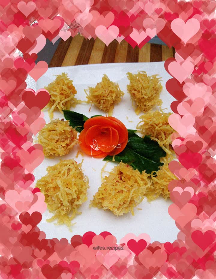 Rich Golden Shrimp Balls