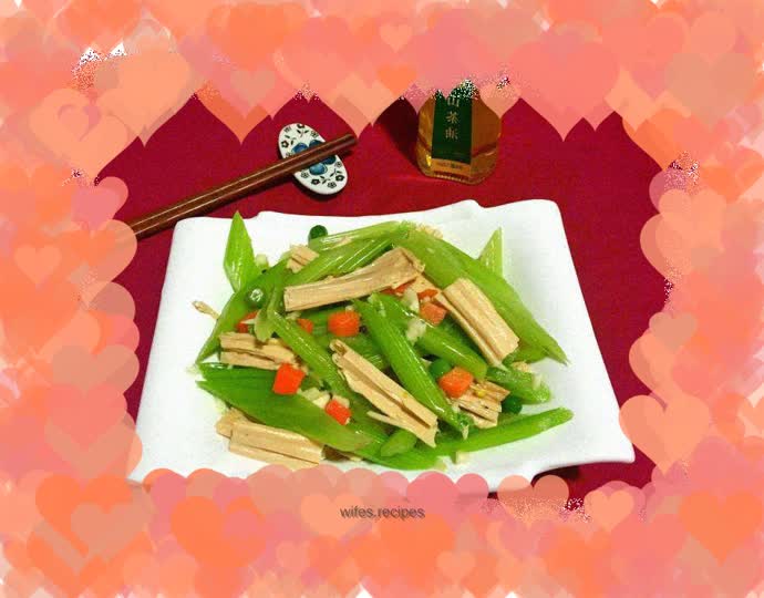 Celery and Bean Curd