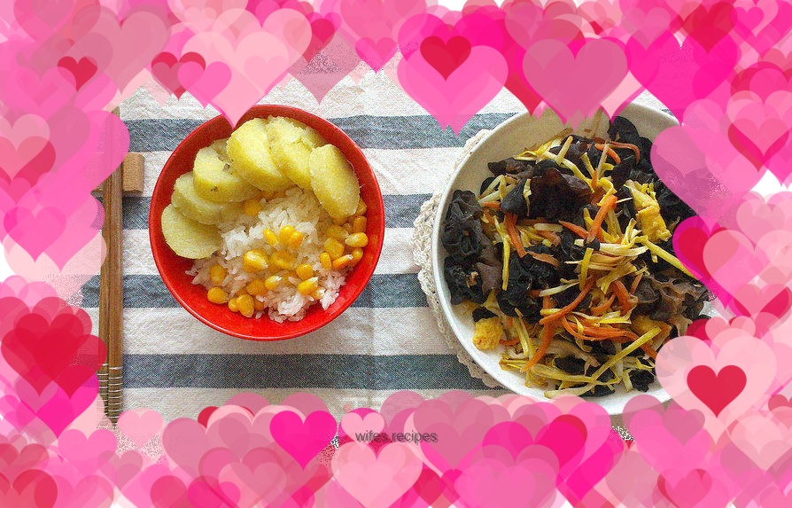 Scrambled eggs with chives, fungus and fungus - one should eat well alone