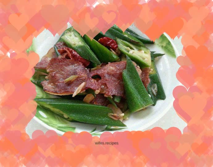 Fried Okra with Bacon