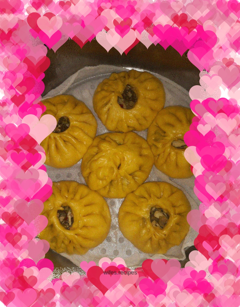 Pickled cabbage, spring bamboo shoots, minced meat stuffing, old pumpkin skin dumplings