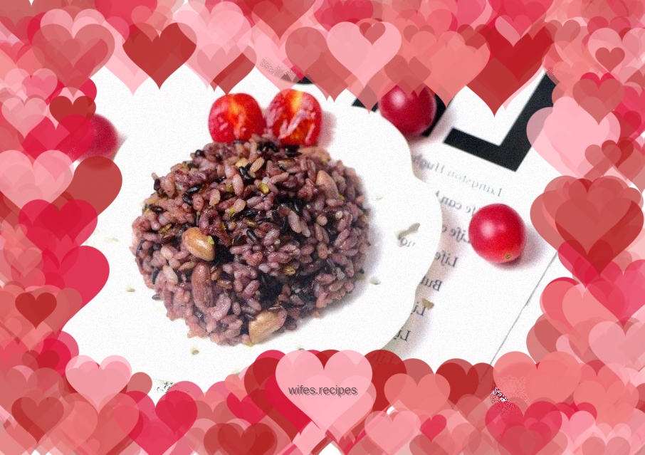 Peanut Sweet Potato Purple Rice
