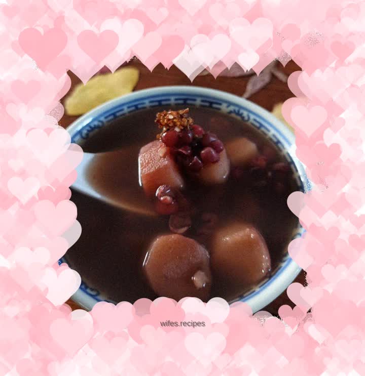 Red bean and yam soup