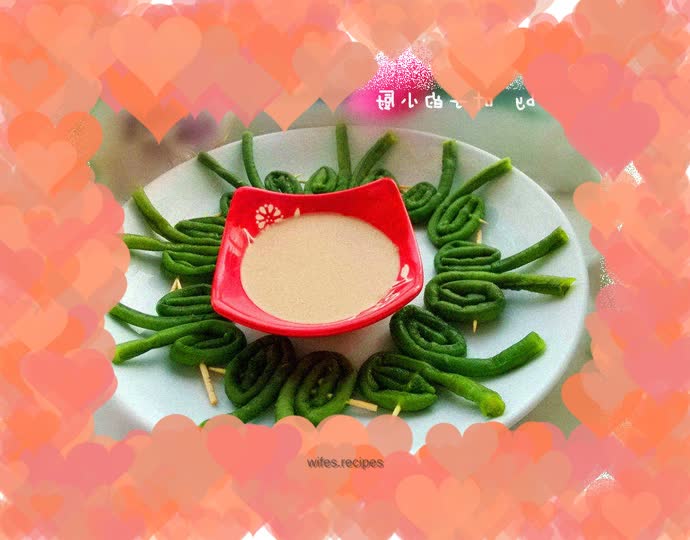 Cowpea's creative dish--Butterfly Feifei