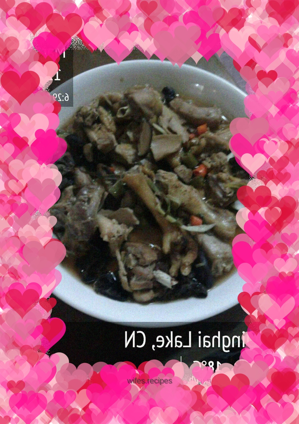 Steamed Chicken with Cloud Fungus