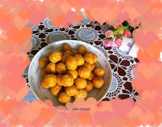 Fried Carrot Meatballs