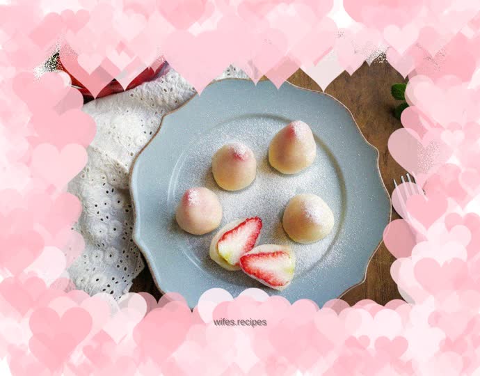 Valentine's Day Dessert-Strawberry Daifuku