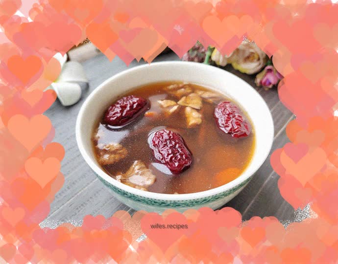 Cordyceps, Longan, Walnut and Red Date Soup